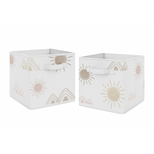 Desert Sun Collection Foldable Fabric Storage Bins