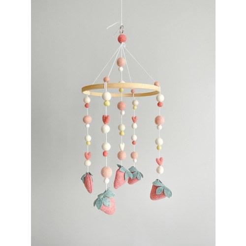 Fruit Felt Mobile/strawberry Felt Mobile/strawberry - Etsy