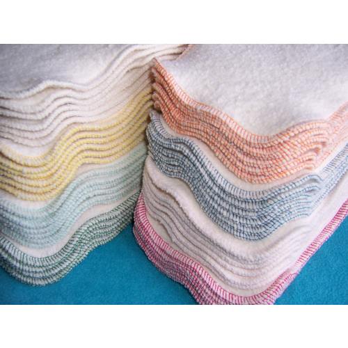 Organic Cloth Diaper Liners - Hemp Cotton Fleece 13 x 5 Doublers Soakers Inserts 2-ply **Flat Shipping Rate for Any Set Size**