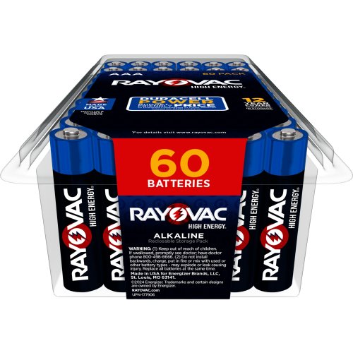 Rayovac High Energy Alkaline AAA Batteries ( 60 -Pack)