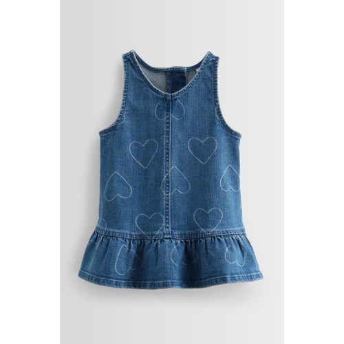 Print Denim Jumper