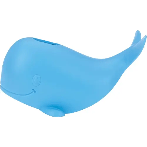 Nuby Bathtub Safety Spout Guard - Compatible with Most Standard Faucets - BPA-Free Bath Toys - Whale