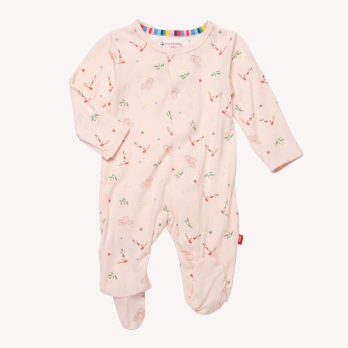 rodeo drive pink modal magnetic parent favorite footie – Magnetic Me