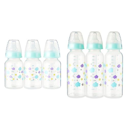 Parents Choice Baby Bottles - Slow Flow - 9oz & 5oz - Pack of Six