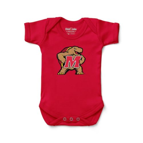 Infant Chad & Jake Red Maryland Terrapins Mascot Bodysuit