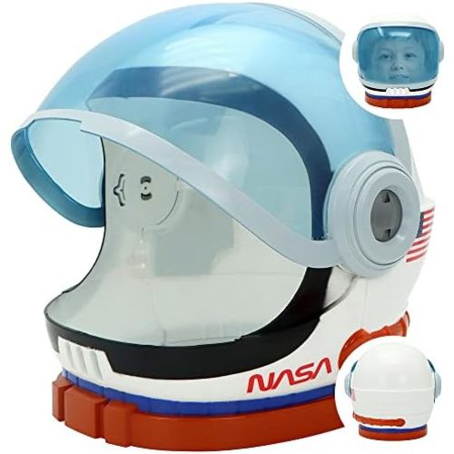 Spooktacular Creations Astronaut Helmet for Kids with Movable Visor Pretend Role Play Accessory Toy Set Halloween Costumes