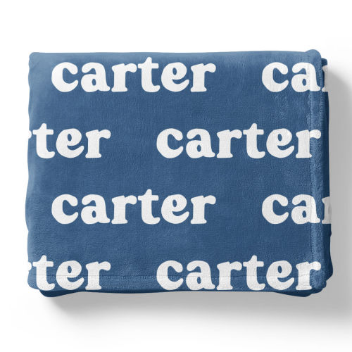 Baby Blues Personalized Color Blanket