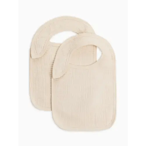 2-Pack Muslin Bibs