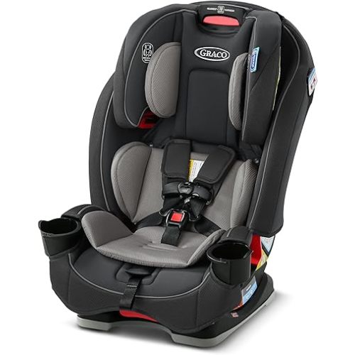 Graco Slimfit 3 in 1 Convertible Car Seat | Slim & Comfy Design Saves Space in Your Back Seat, Redmond