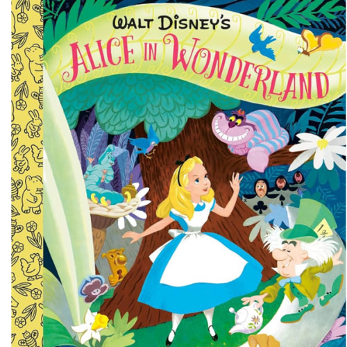 Walt Disney's Alice in Wonderland Little Golden Board Book (Disney Classic) (Little Golden Book)
