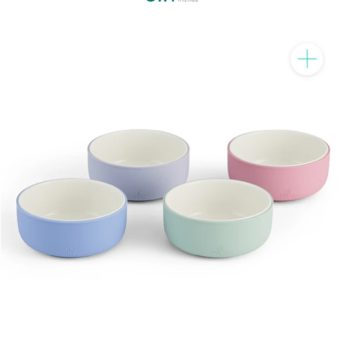 Porcelain Bowl with Silicone Sleeves