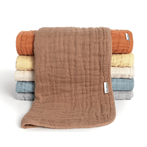 6-Pack Baby Neutral Multi Browns Muslin Burp Cloths – Gerber Childrenswear