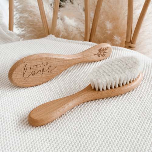 'Little Love' Wooden Baby Brush