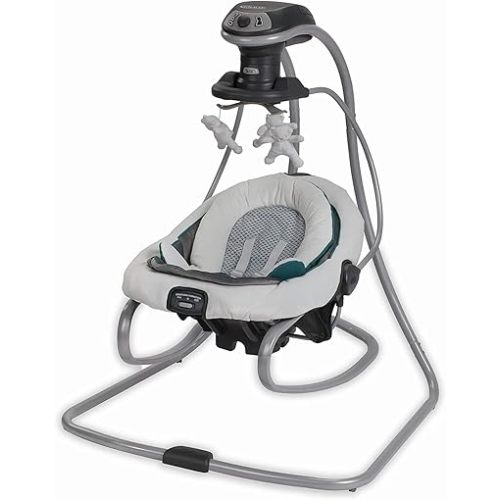 Graco DuetSoothe Swing and Rocker with Removable Swing Seat and 6 Swinging Speeds for Toddler Swing Seat and Swing Chair