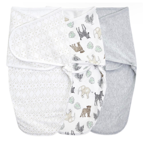 aden + anais essentials easy swaddle wrap quick change 3 pack