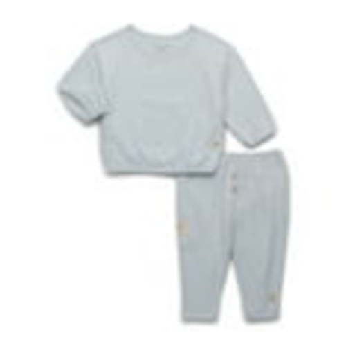 easy-peasy Babys Boys or Girls Loose Knit Sweatshirt and Jogger Pants with Side Pocket Set, 2-Piece, Sizes 0M-24M