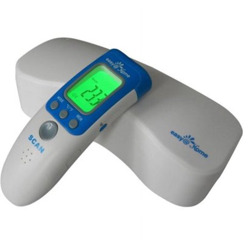 Easy@Home 3-in-1 Non-Contact Infrared Forehead Thermometer—Forehead, Surface and Room Temperature