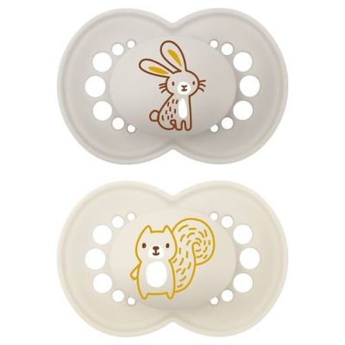 Mam Matte Original Deco Pacifier - 6+ Months - Unisex - 2pc