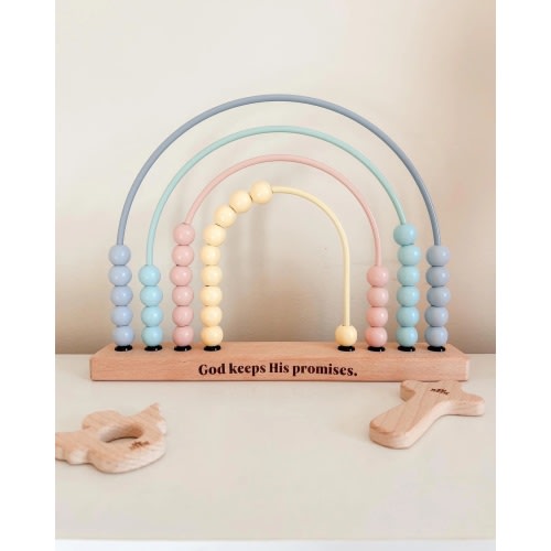 God's Promise Rainbow Abacus Toy