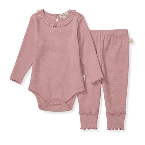 Burt's Bees Baby Unisex Bodysuit and Pant Set, 100% Organic Cotton