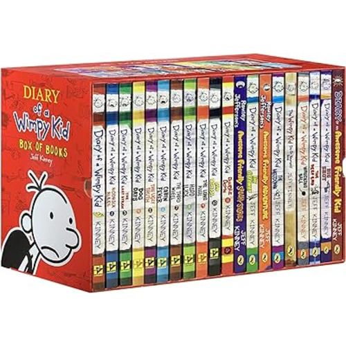 Jeff Kinney Diary of A Wimpy Kid Series Collection 1-21 Books Boxed Set, New Book