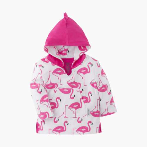 ZOOCCHINI Swim Coverup - Flamingo, 0-12 M