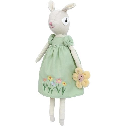 MON AMI Buttercup The Doe Doll – 17”, Linen Plush Doll with Floppy Ears, Use as Toy or Room Decor, for Kids of All Ages