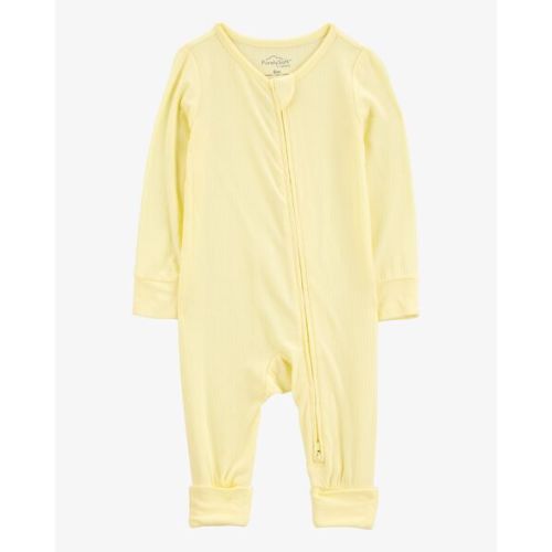 Baby PurelySoft Foldover Cuff Sleep & Play Pajamas - Yellow - Carter's | Carter's