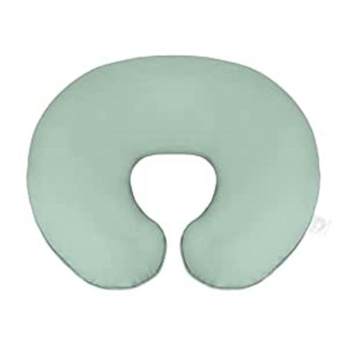 Boppy Nursing Pillow Organic Original Support, Soft Pine, Ergonomic Nursing Essentials for Bottle and Breastfeeding, Firm Hypoallergenic Fiber Fill, with 100% Organic Cotton Nursing Pillow Cover