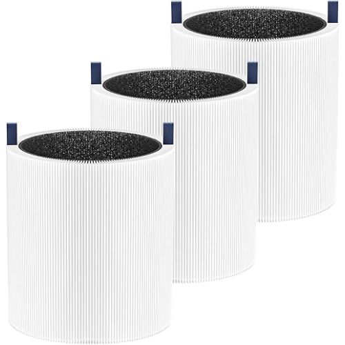 3 Pack 511 Replacement Filter Compatible with Blueair Blue Pure 511 Air Purifier, H13 True HEPA Filters with Particle and Activated Carbon Replacement Filter