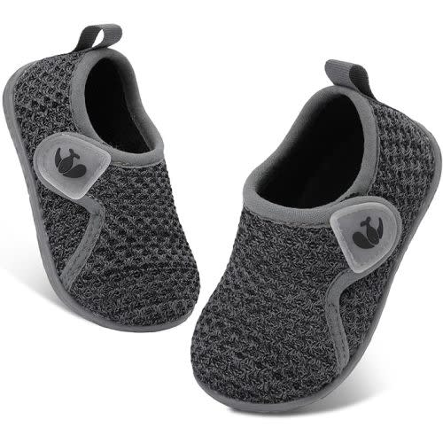 FEETCITY Baby Shoes Boys Girls First Walking Shoes Infant Sneakers Crib Shoes Breathable Lightweight Slip On Shoes