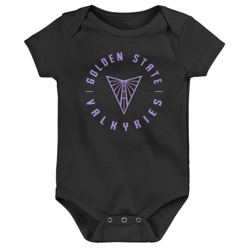 Golden State Valkyries Newborn & Infant Circle Bodysuit - Black