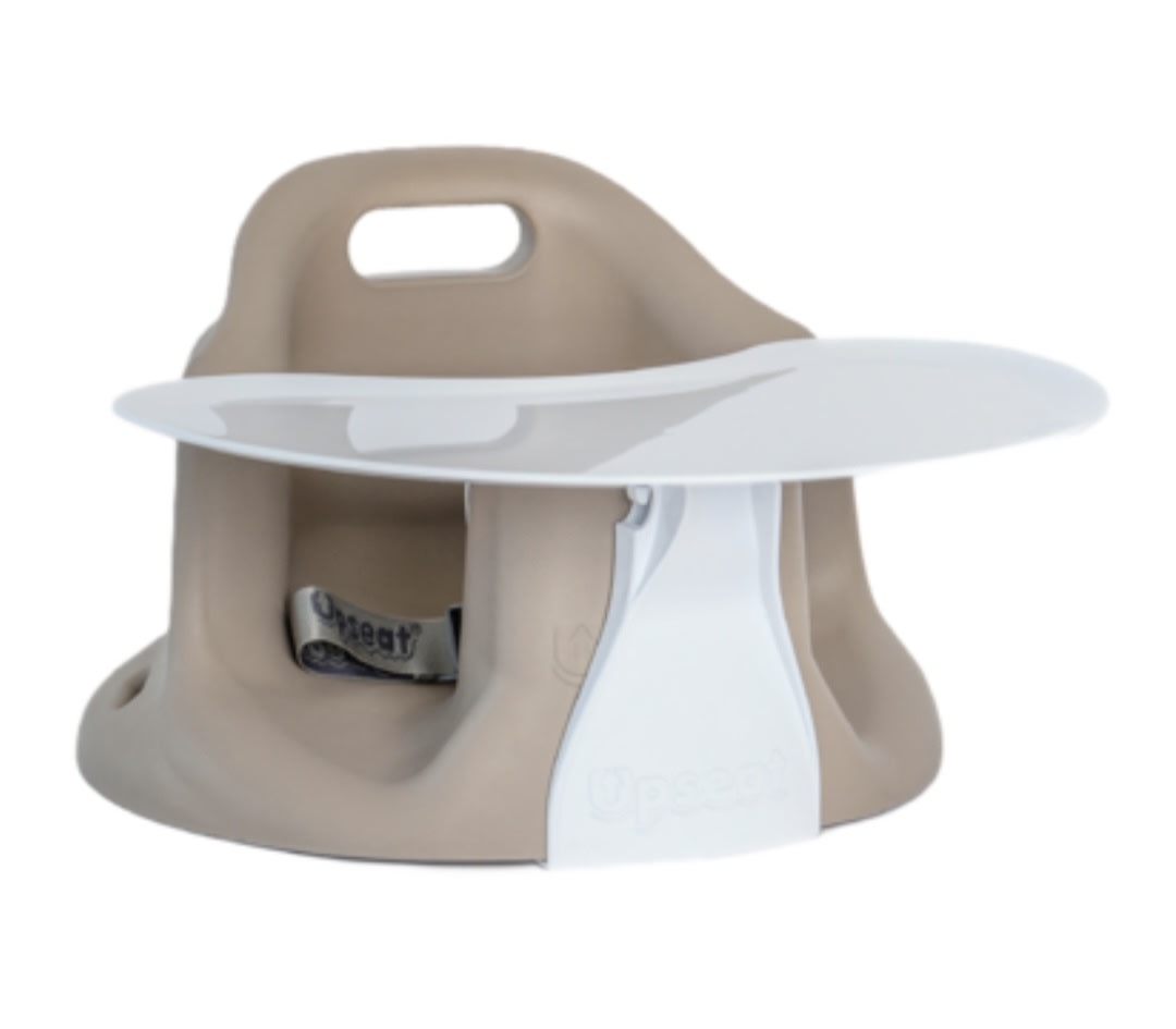 Buy Upseat Ergonomic Baby Floor & Booster Seat with Tray Taupe at Well.ca | Free Shipping $35+ in Canada