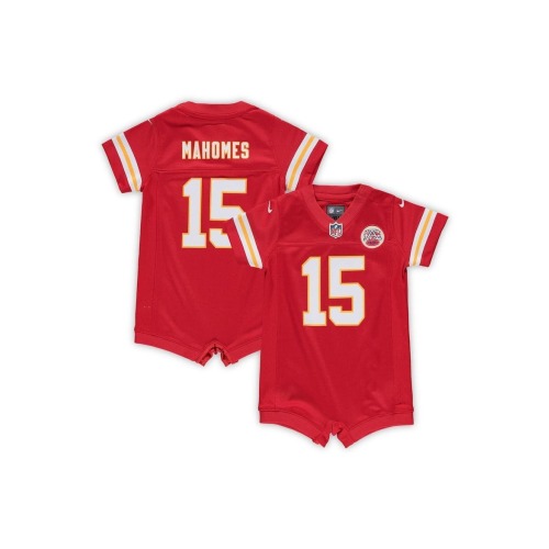 Infant Nike Patrick Mahomes Red Kansas City Chiefs Romper Jersey
