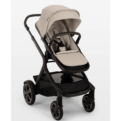 Nuna ® DEMI ™ next Brown Biscotti Baby Stroller with Ride-Along Board