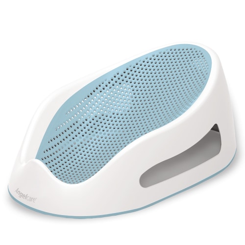 Angelcare Baby Bathtub Support Seat (Aqua), Ideal for Babies Less than 6 Months Old, 23 in Length