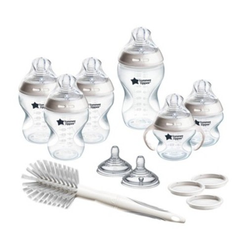 Tommee Tippee Natural Start Grow with Baby Bottle Gift Set - Clear - 12ct