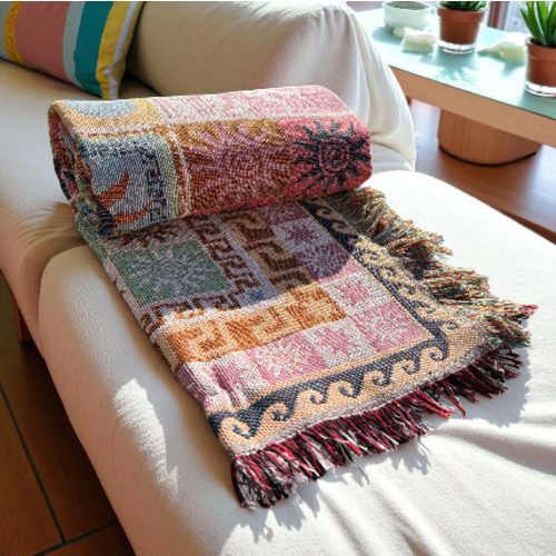Boho Tapestry Throw Blanket