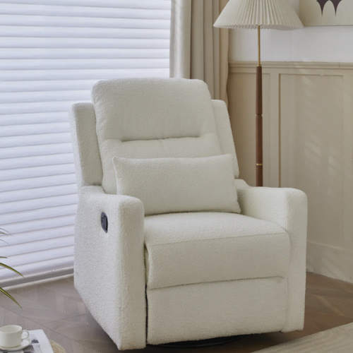 Cocoon Rio Recliner Glider Nursery Chair in Bouclé