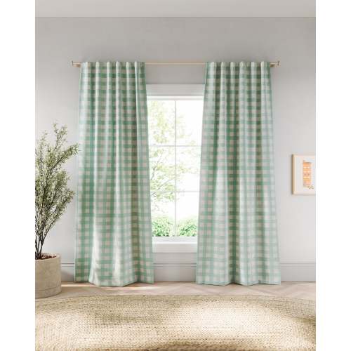 Gingham Blackout Curtain