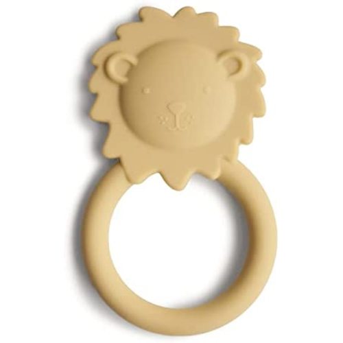 mushie Silicone Baby Teether Toy | Lion