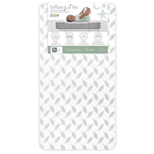 Dream On Me 2-In-1 Breathable Premium Coil Inner Spring Standard Crib And Toddler Mattress, Model #BR-132