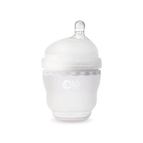 Olababy Gentle Baby Bottle (4oz, Classic) - 4 Ounce - Frost