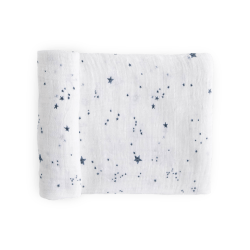 Little Unicorn USA Cotton Muslin Swaddle Blanket - Shooting Stars - Cotton Muslin Swaddle Blanket - Shooting Stars