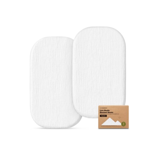 2-Pack Lyra Muslin Bassinet Sheets
