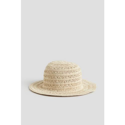 Straw Hat, Natural beige