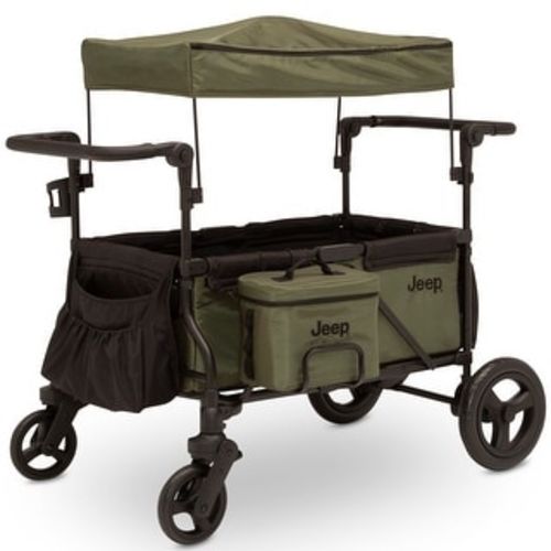 Jeep Deluxe Wrangler Wagon Stroller - Green