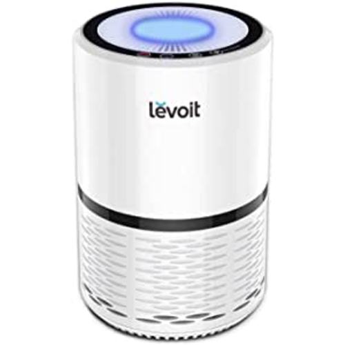 Amazon.com: LEVOIT Air Purifiers for Home, HEPA Filter for Smoke, Dust and Pollen in Bedroom, Ozone Free, Filtration System Odor Eliminators for Office with Optional Night Light, 1 Pack, White : Home & Kitchen