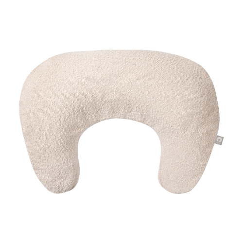 Boppy Nursing Pillow - Ergonomic Bottle & Breastfeeding Pillow, Higher, Firmer & Larger, Water-Repellent with Washable Premium Fabric Cover, Baby Safety Alliance Verified - Boucle Oatmeal