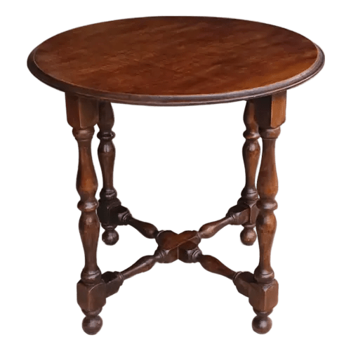 Early 20th Century Dutch Colonial Revival Oak Occasional Table